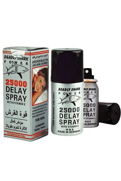 Shark بخاخ تأخير القذف Deadly Power 25000 للرجال
