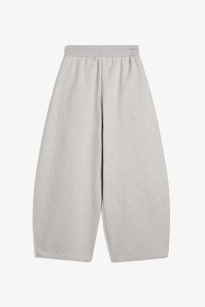 Bershka Plush barrel trousers
