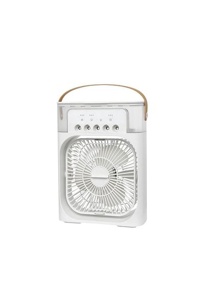 zola Mini ventilator portabil, Zola, răcitor de aer 3 în 1, umidificator, purificator, fundal RGB, șapte moduri de iluminare,