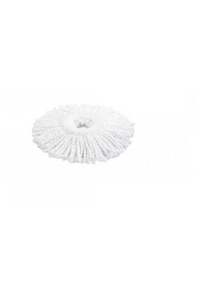 WIS Set of 10 refills for pedalless rotary mop, white + Set of 3 microfiber towels 40 x 40 cm