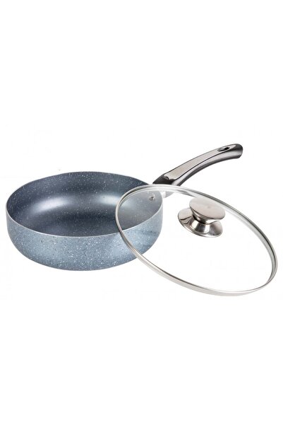 OEM Aluminum pan with Teflon-coated interior, marbled, induction hob compatible, 22 x 6.50 cm