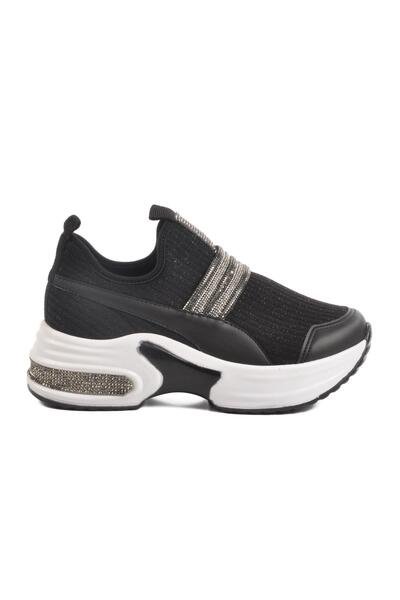 WALKWAY 702307 Z Black-White Women's Stone Casual Shoes