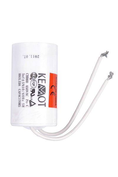 Kemot Motor Capacitor 12uf 450v Wire Compact IP44