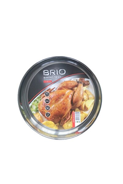 BRIO Tava de copt si gatit rotunda din inox, 30 cm