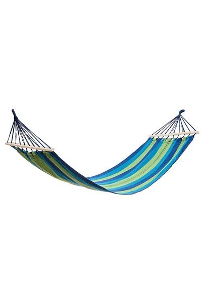 Heinner Hammock Heinner, 200x80 cm, cotton/polyester, striped model, blue/green