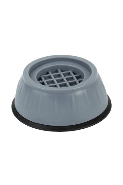 OEM Set 4 stabilizer feet for washing machine, Rubber, Gray/Black