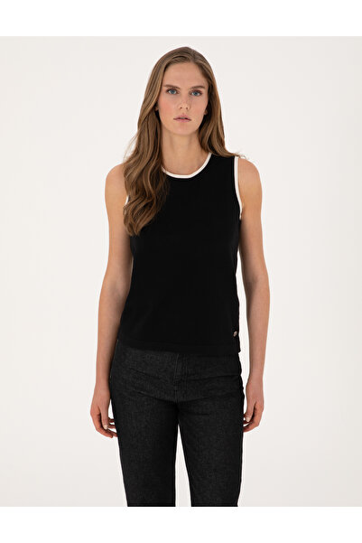 Pierre Cardin Black Slim Fit Sweater 50311001-Vr046