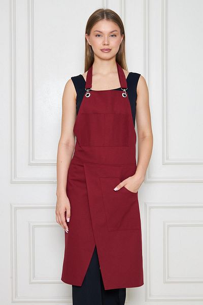 Si&Su Unisex Artist Apron – Cotton, Pocketed, Adjustable Strap – Gardener, Painter, Teacher Apron