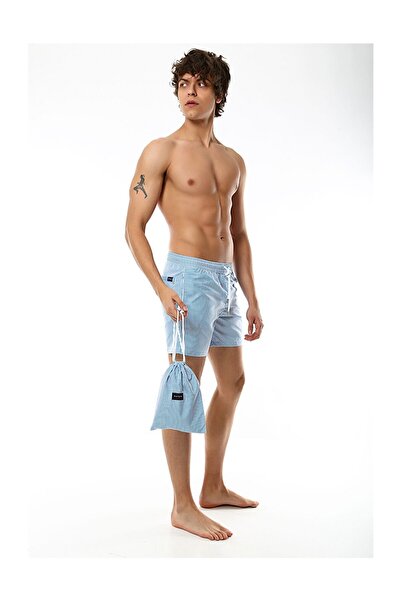 Whitefin blue striped çizgili deniz şortu