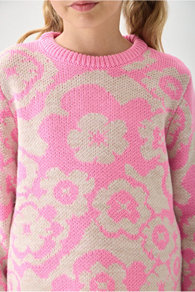 Nisrakids Tricotaj Pulover pentru fete cu modele florale