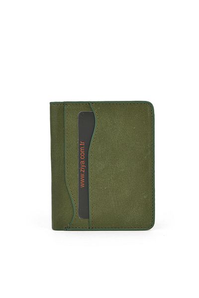Ziya , Unisex Γνήσιο Δερμάτινο Θήκη Κάρτας 1539852Z02 Πράσινη