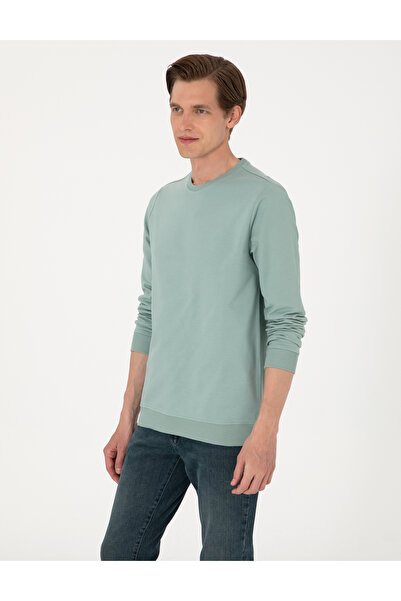 Pierre Cardin Çağla 2 İplik Regular Fit Bisiklet Yaka Basic Sweatshirt 50314054-VR016