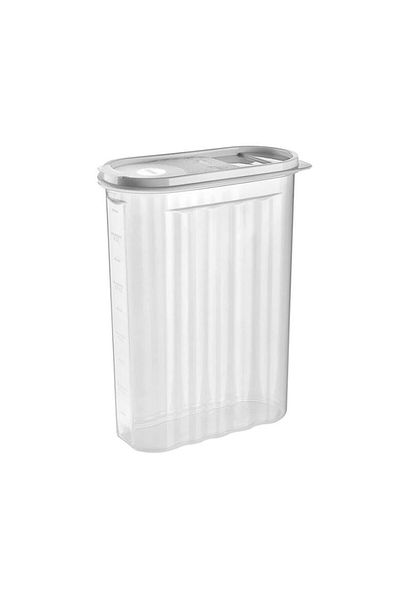 Tuffex Plastic Food Container with Colored Lid, 4 L