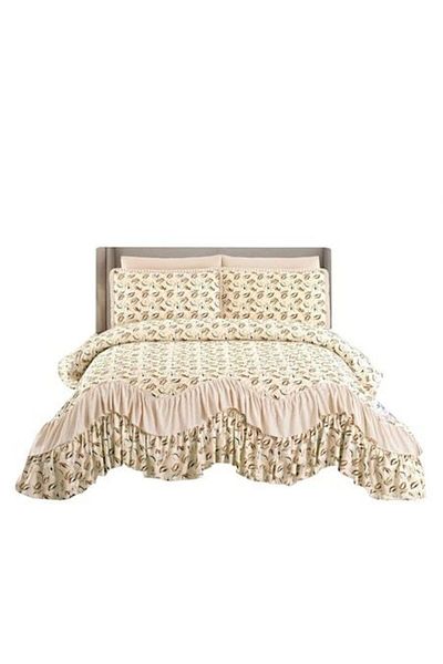 Alessandro DESIGN Set Cuvertura pentru Pat Dublu 220x270cm si 2 Fete de Perna 50x70cm, Poliester, 3 Piese, CVP08