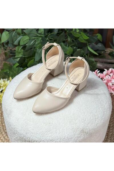 MEY Flat Heel Shoes with Parbi̇lek Band M1124