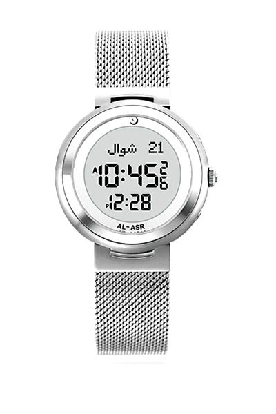 Other Women Water Resistant Stainless Steel Digital Watch Silver