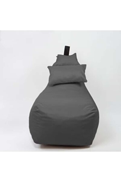 Pufrelax Fotoliu puf, Miraggio, perna inclusa, material impermeabil, Gri