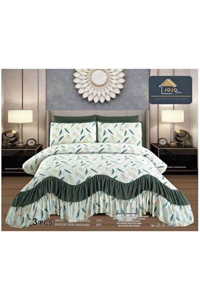 Alessandro DESIGN Set Cuvertura pentru Pat Dublu 220x270cm si 2 Fete de Perna 50x70cm, Poliester, 3 Piese, CVP11