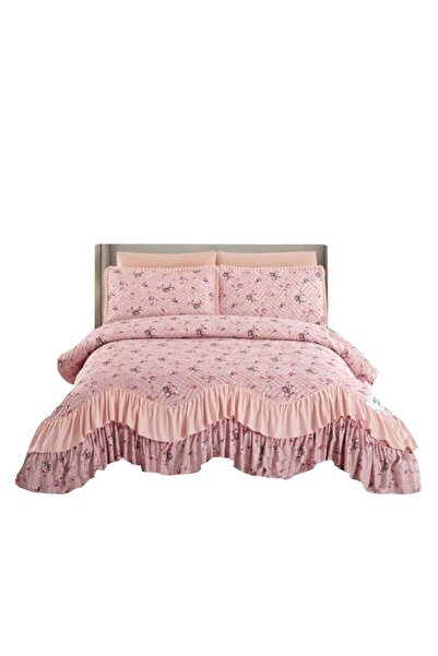 Alessandro DESIGN Set Cuvertura pentru Pat Dublu 220x270cm si 2 Fete de Perna 50x70cm, Poliester, 3 Piese, CVP12