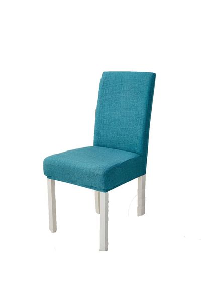 JOJO HOME Set 6 huse de scaun, Jojo Home, H6SI9, material elastic, turcoaz