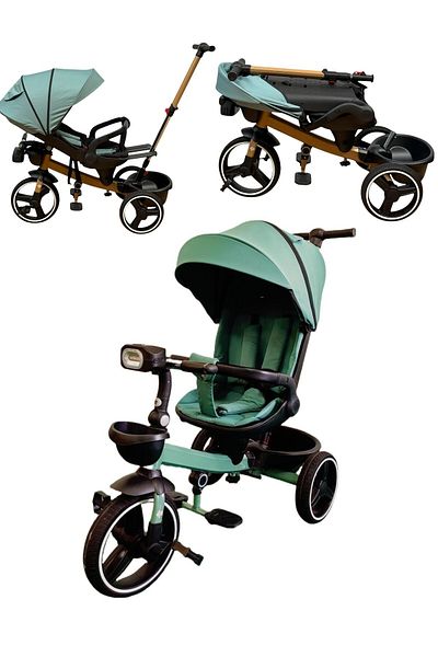 OEM Multifunctional Tricycle for Children, 360° Rotating Seat, Sleeping Position, Foldable