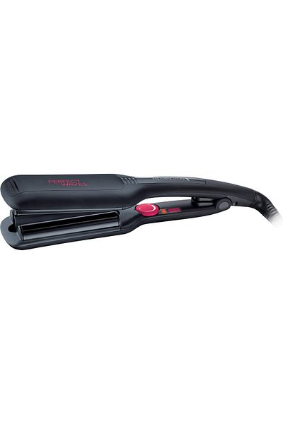 Remington مكواة تمويج الشعر S6280، سيراميك، أسود، كبير