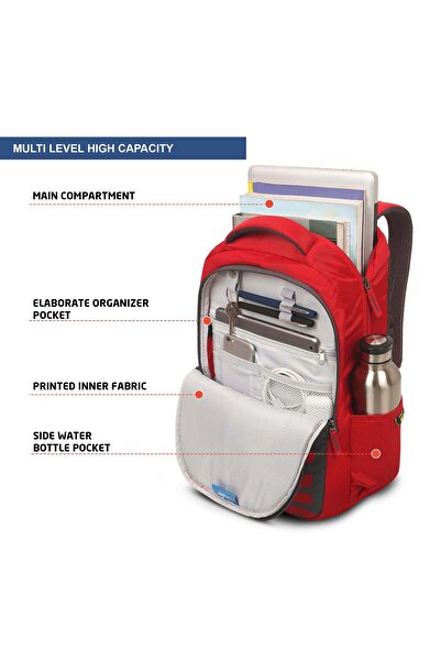 Skybags KREW 03 LAPTOP BACKPACK (H) RED