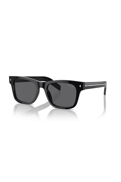Prada Unisex Black Organic (Uv) Glass Bone Closed Frame Design Sunglasses Spr A17 16K-731 51-19