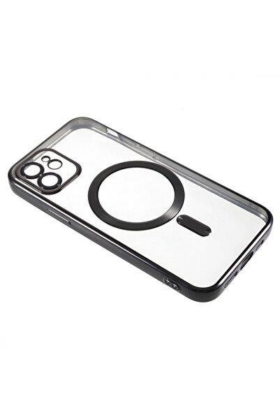 OEM Carcasă de telefon din sticlă pentru iPhone 12 Pro, neagră