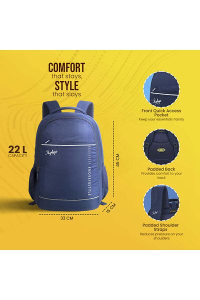 Skybags IKON 01 COLLEGE BACKPACK (E) BLUE