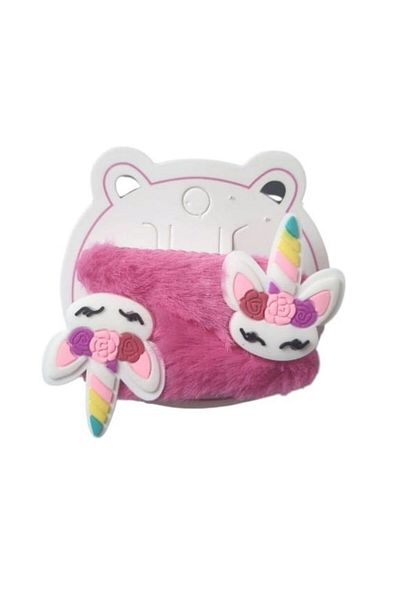 parti sürprizi Floral Unicorn Feather Pink Color Pack of 2 Hair Clips