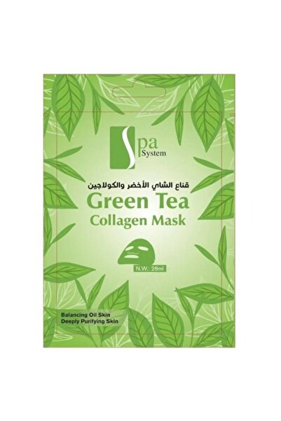 Spa System Spa System Green Tea & Collagen Face Mask 28ml