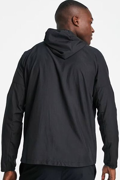 Nike Miler Running Full Zip Jacket Men's Sports Jacket Black