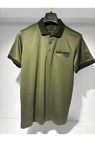 Tony Montana Polo Yaka Cepli Arkası Arma Detaylı Erkek T-Shirt-6273