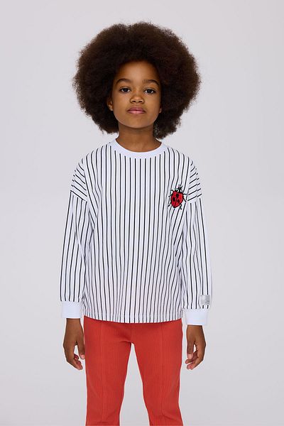 Tyess Girl Striped Sweatshirt