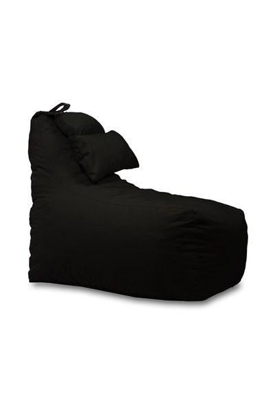 Pufrelax Fotoliu puf, Miraggio, perna inclusa, material impermeabil, Negru