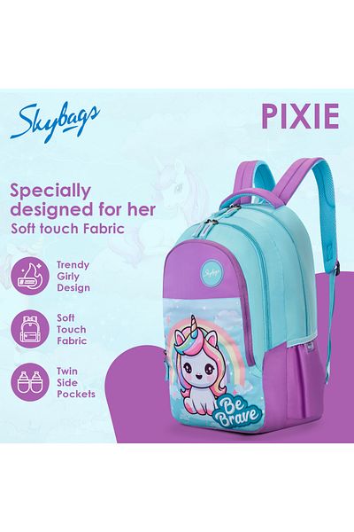 Skybags PIXIE 02 SCL BP (H) BLUE