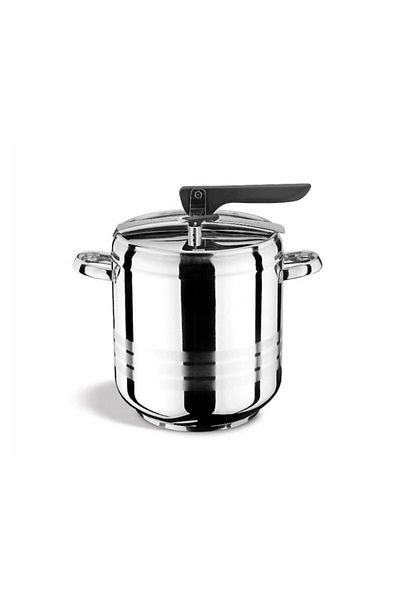 Perfect Home Oală sub presiune din oțel inoxidabil, 9 litri, compatibilă cu inducția