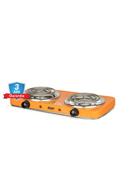 Blasko Plita Electrica RAF 8011B cu Doua Arzatoare, Control al Temperaturii si Protectie Impotriva Suprainc