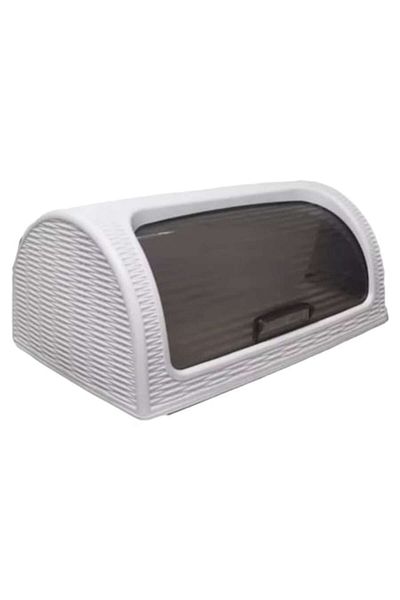 OEM Cutie depozitare paine ratan plastic alb