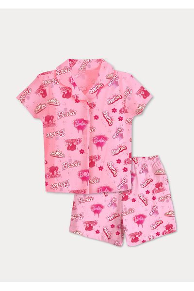 DFN Kids 4,5,6,7,8,9,10 Years Old Girl's Summer Pajama Set