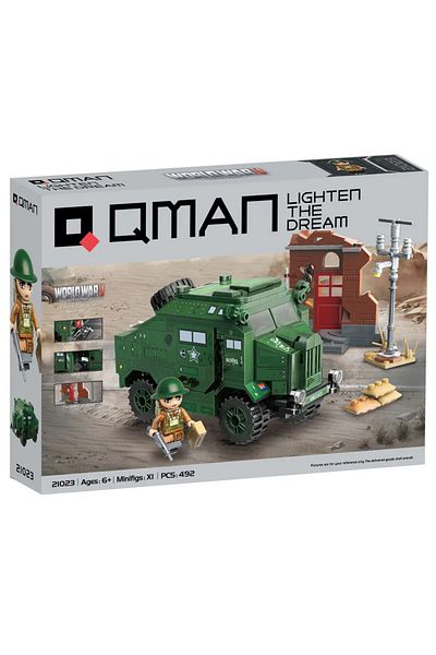 Qman Dunkirk Evacuation Shelter Building Set 492 pieces
