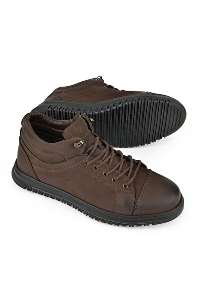 Ziya , Erkek Hakiki Deri Bot 1531040ZK21022 Kahve