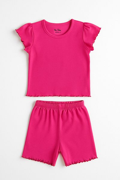 For My Baby طقم شورت بناتي مكون من قطعتين