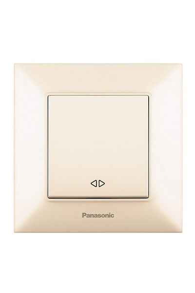 PANASONIC INTRERUPATOR CRUCE ARKEDIA SLIM BEJ