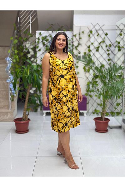 Punta Otantik Dk19011 Floor-Length Strap Shoulder Elastic Viscose Dress