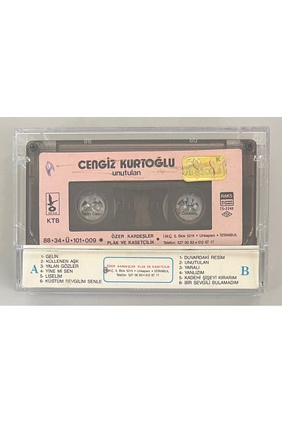 Raks Cengiz Kurtoğlu The Forgotten Cassette (Original 1986 Era Paper Pressed Cassette)