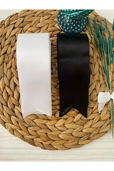 nuksoc Engagement Wedding Bride Groom Jewelry Ribbon Plain No Pattern