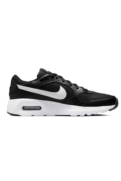 Nike Air Max Sc Gs Leather Sneaker Genuine Leather Casual Sports Shoes Black