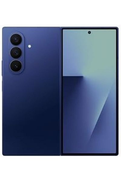 Samsung Galaxy Z Fold7, AI Phone, Blue Shadow, 256GB Storage, 12GB Memory, 200MP Camera